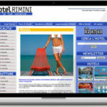 Posizionamento su google riuscito in prima pagina per il portale hotel rimini name